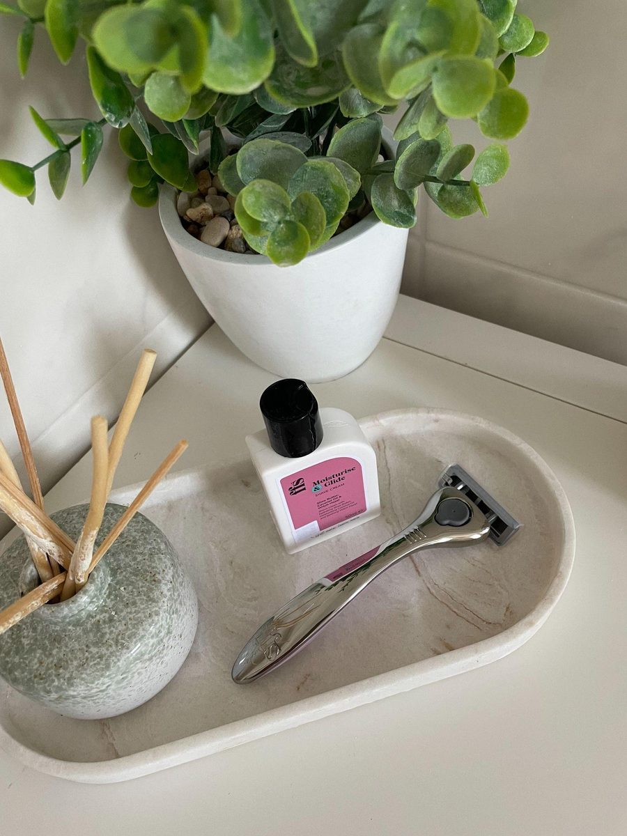 Bathroom self-care product styling