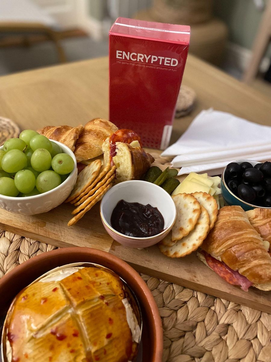 Charcuterie board styling for a lifestyle brand