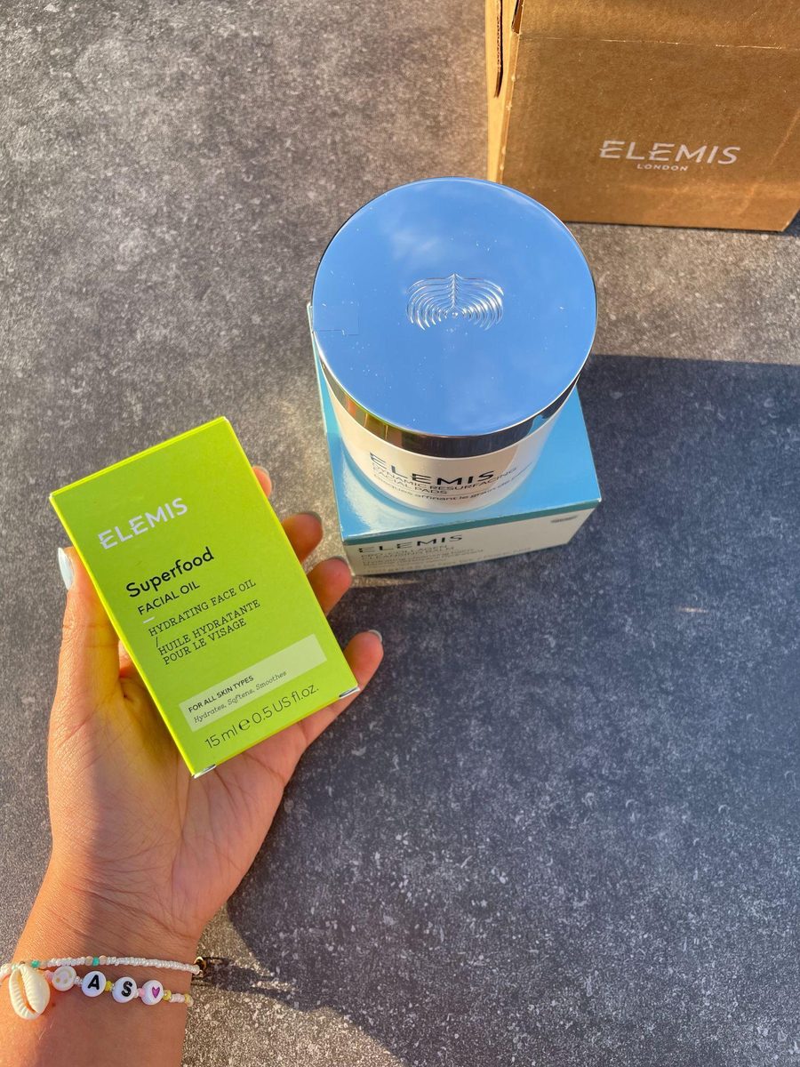 Elemis skincare product photography by Izabela
