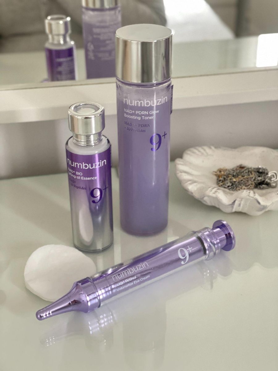 Numbuzin skincare set product photography