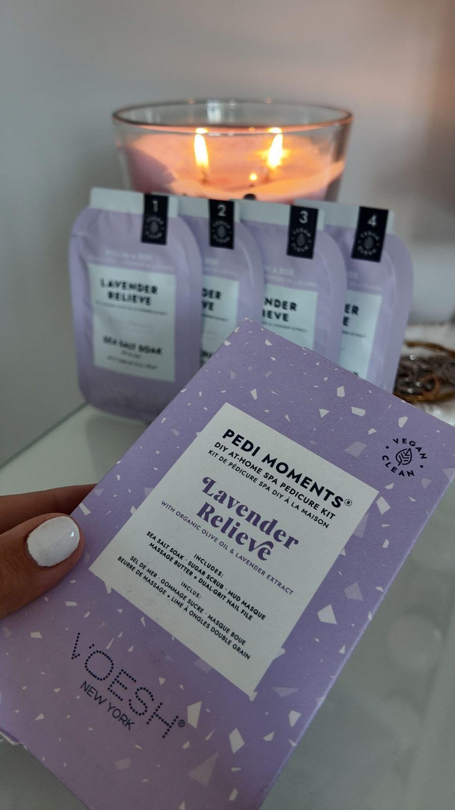 VOESH spa pedicure kit product photography